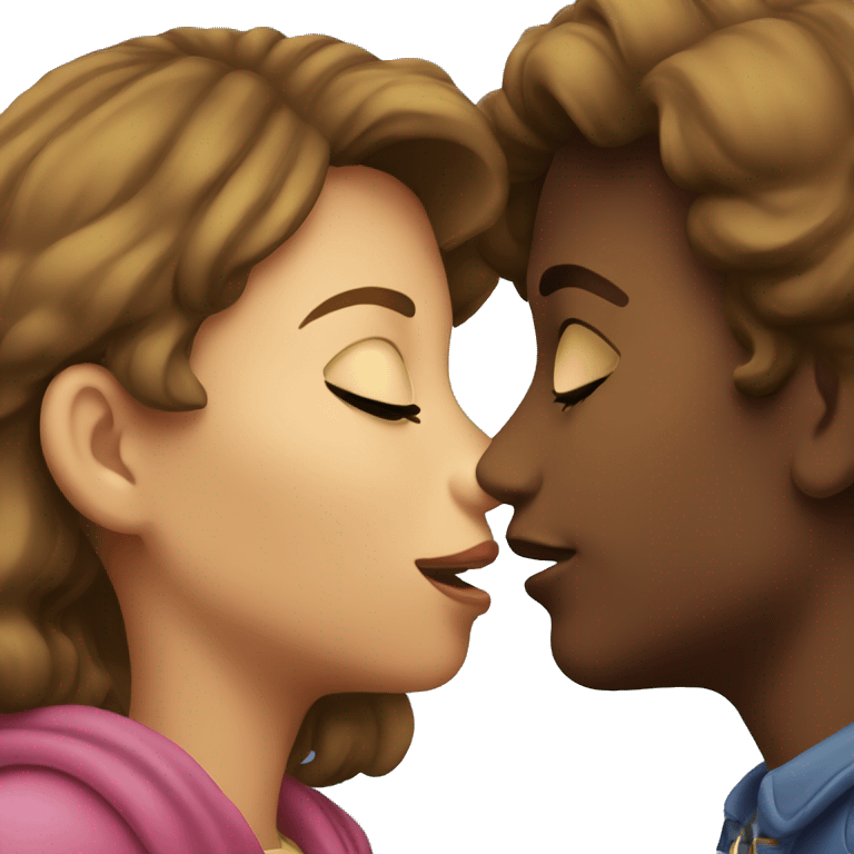 girls kissing  emoji