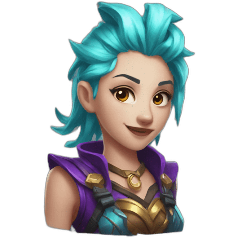 Jinx League of Legends emoji