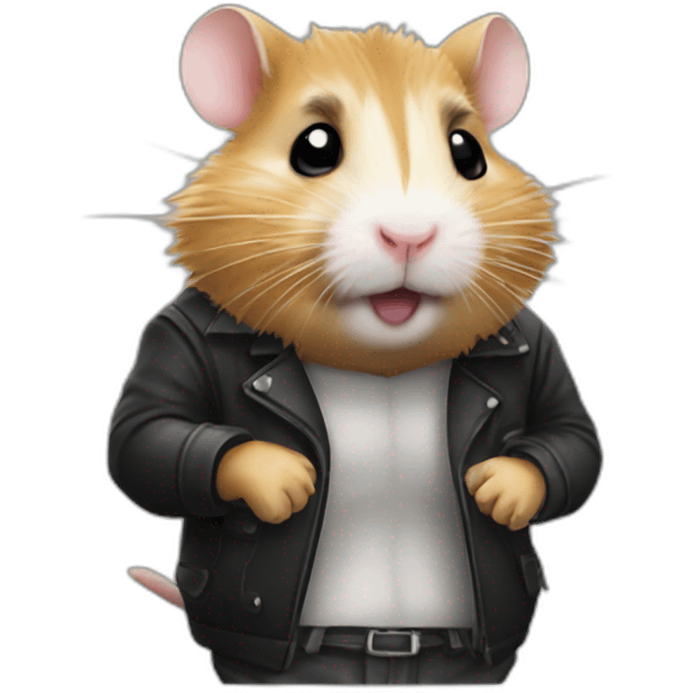 Hamster gangster emoji