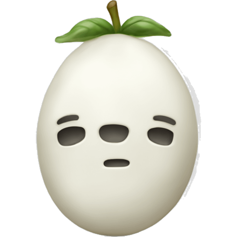 A mozzarella emoji