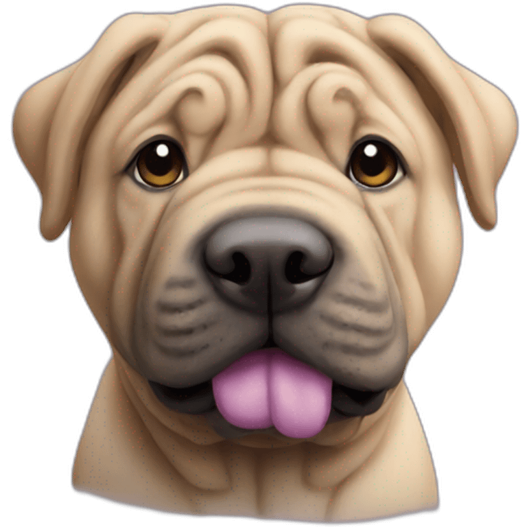 sharpei lilac emoji