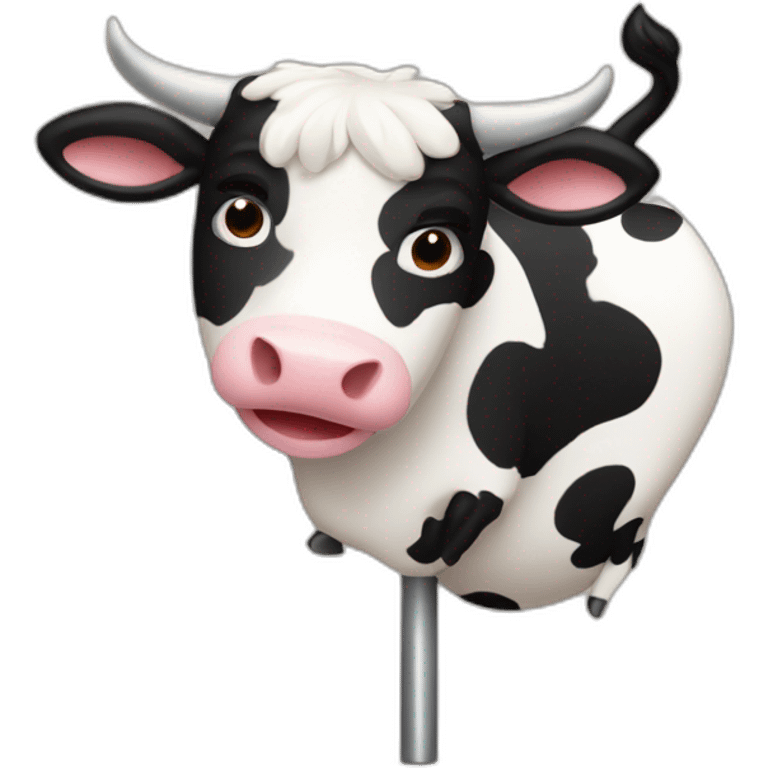 vache qui fait du pole dances emoji