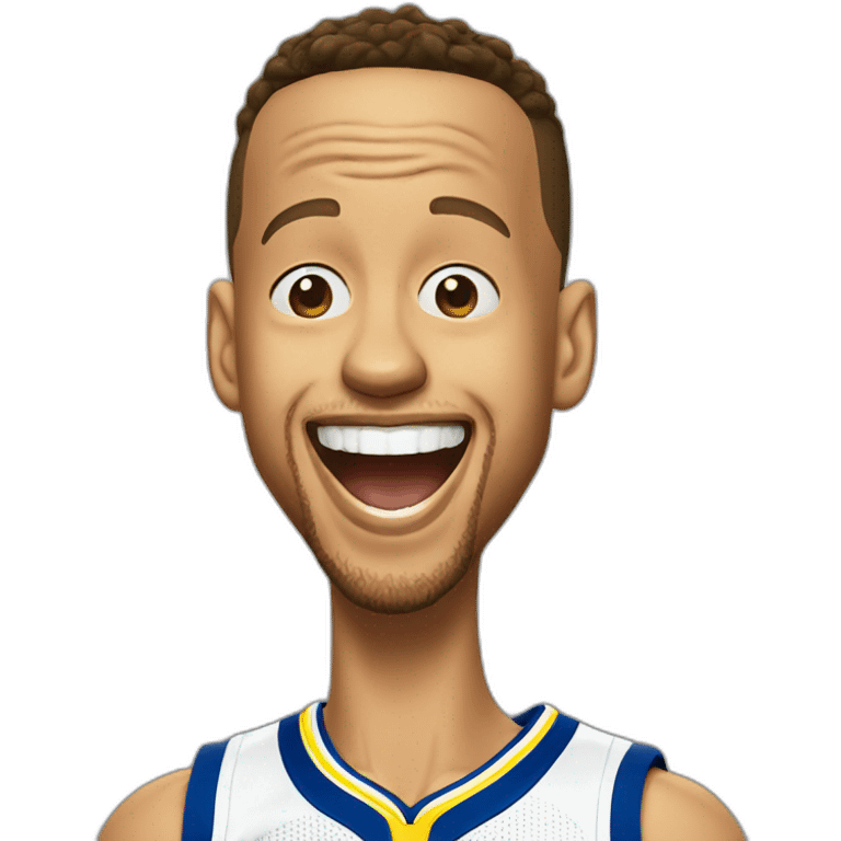 Stephen Curry laughing emoji