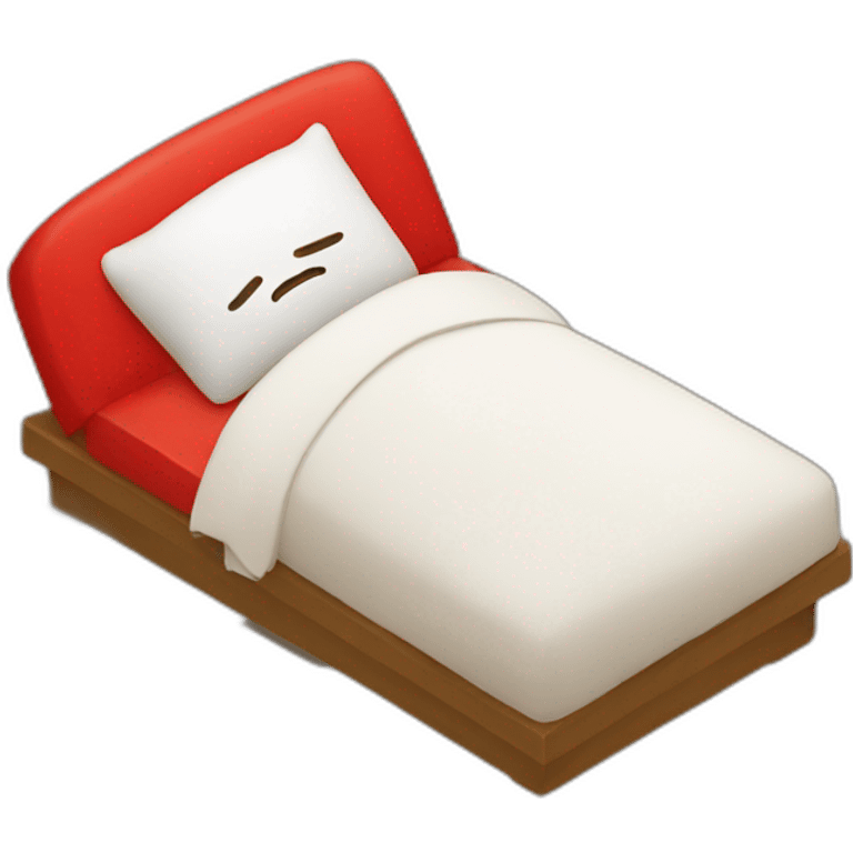 sleeping emoji with red X on it emoji