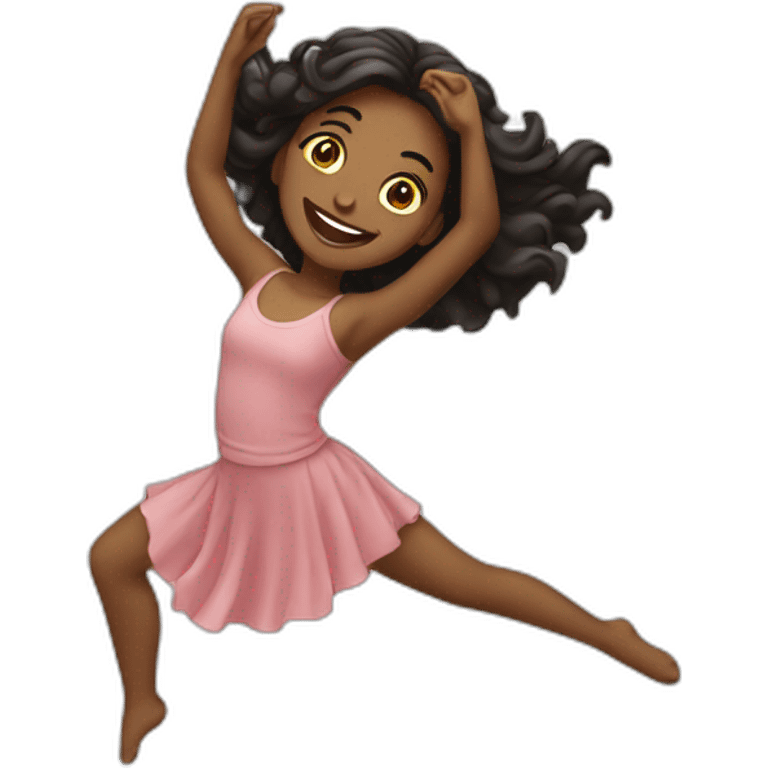 Girl-dancing-on-table emoji