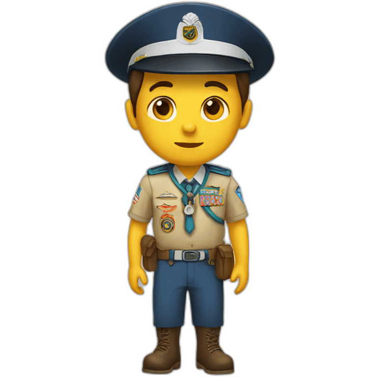 Saludo scout emoji