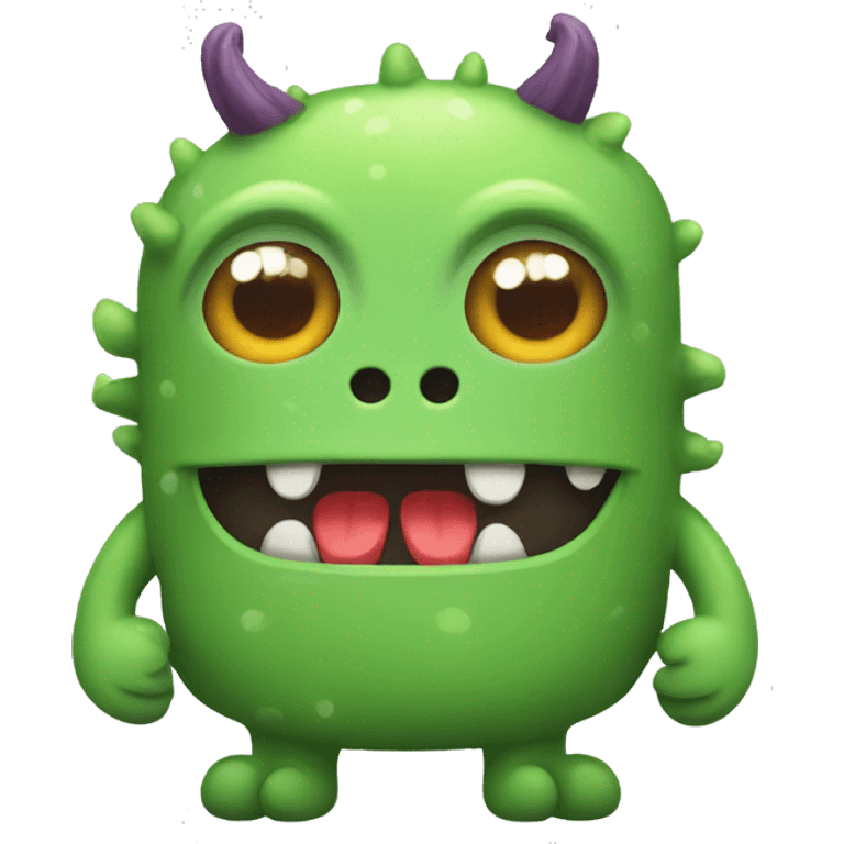 cute pixel monster emoji