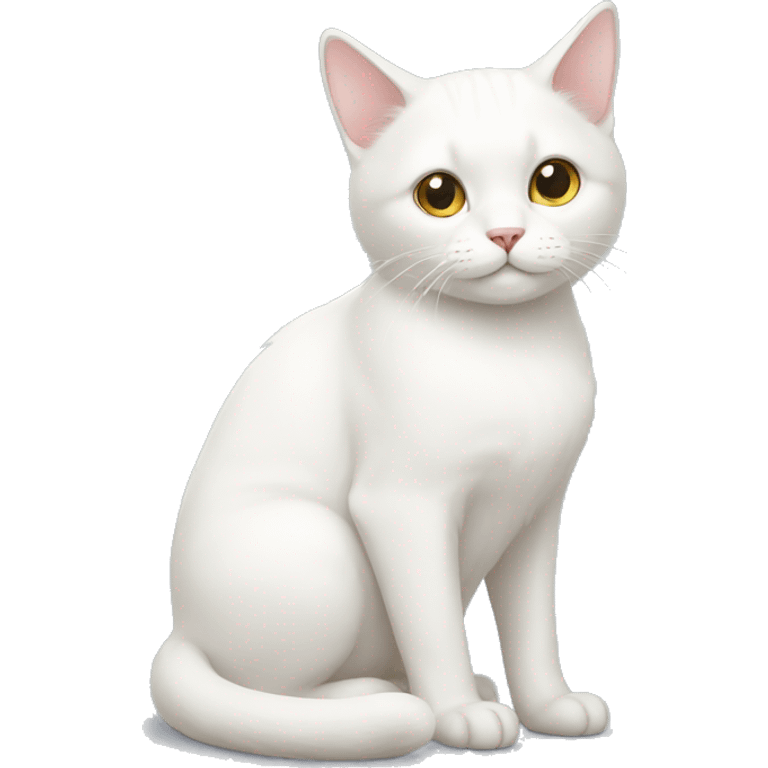 white cat emoji