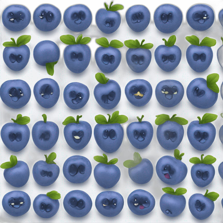 Bleuet le fruit emoji