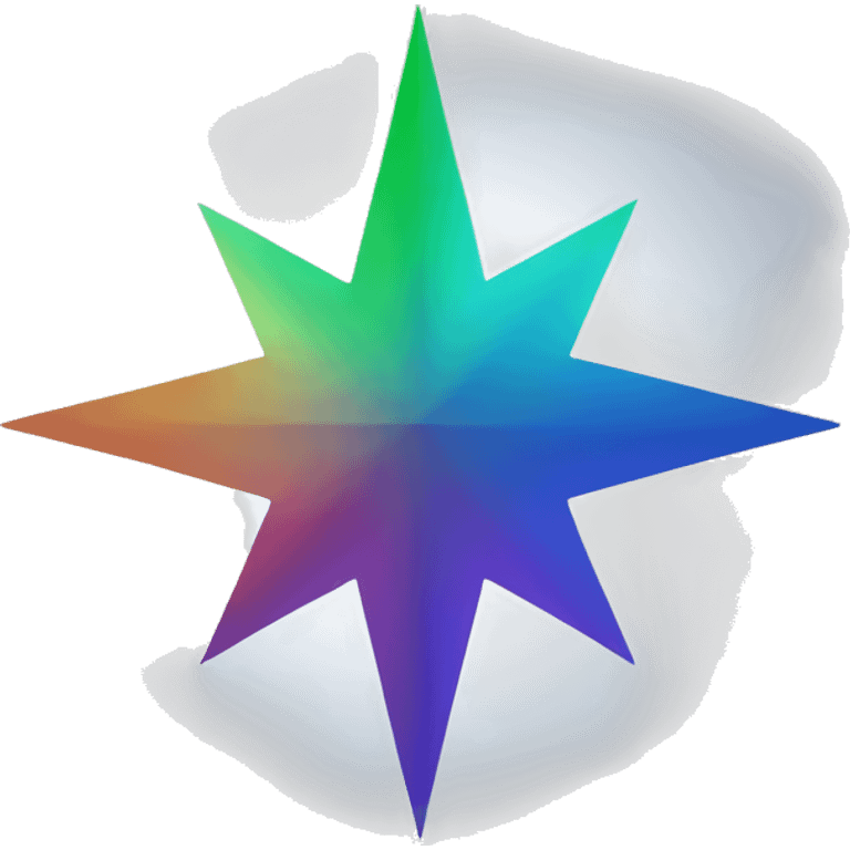 gradient north star emoji