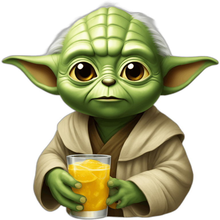 Yoda drink berr emoji