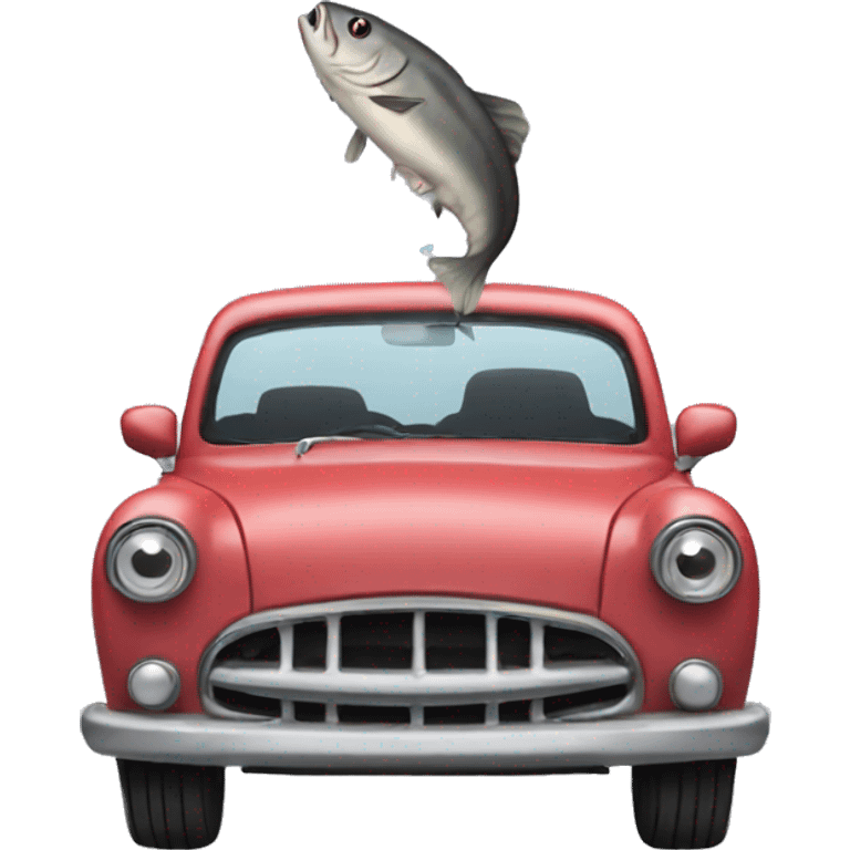 catfish diving a car emoji