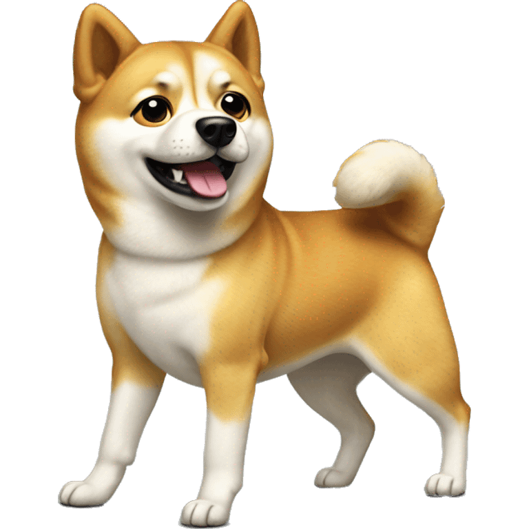 doge dog dancing samba emoji