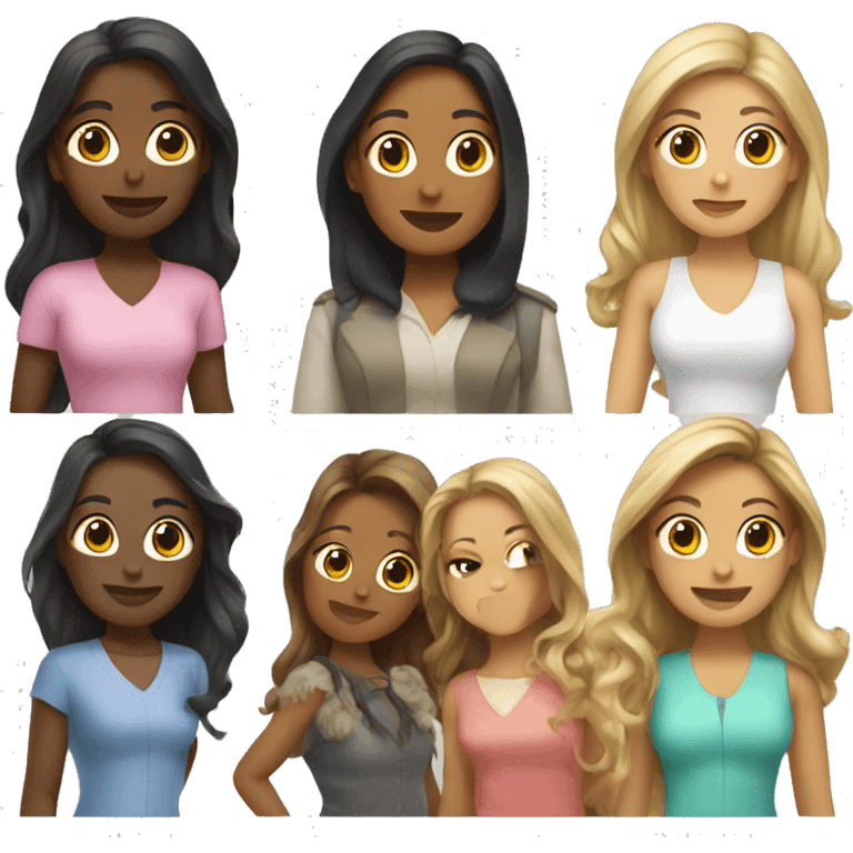 4 amigas emoji