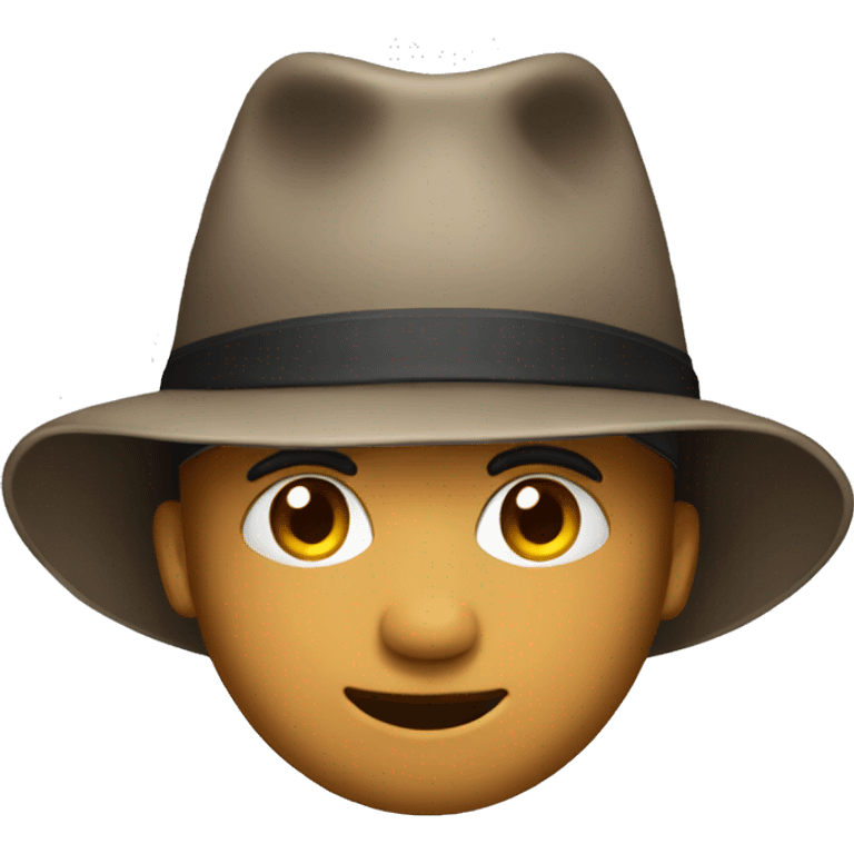 Classic hat emoji