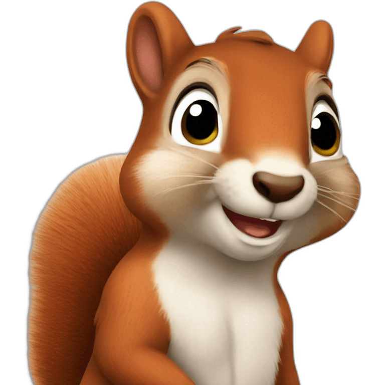 funny squirrel emoji