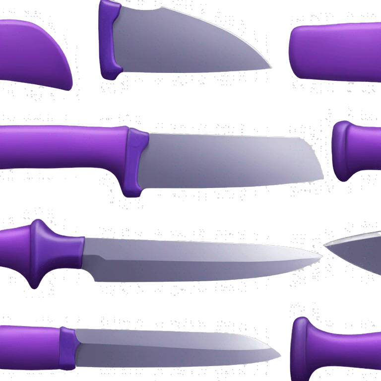 purple knife emoji