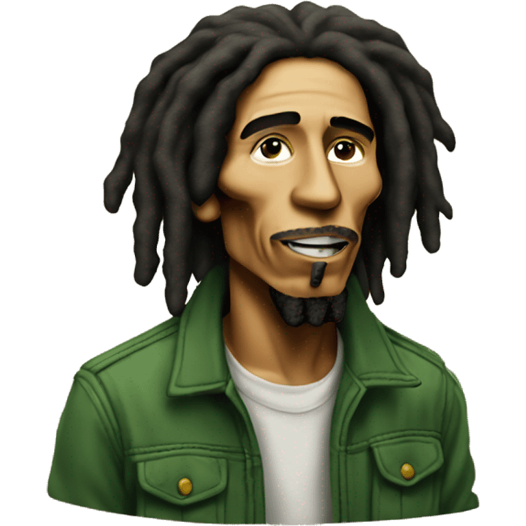 Bob marley smoking emoji