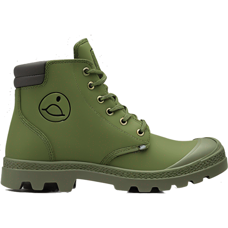 Original Palladium pampa Mens Low Boot Green emoji