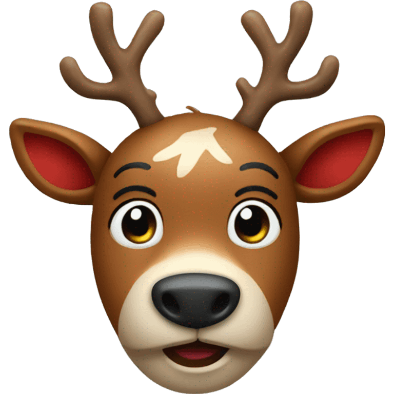 Red Nosed Reindeer emoji