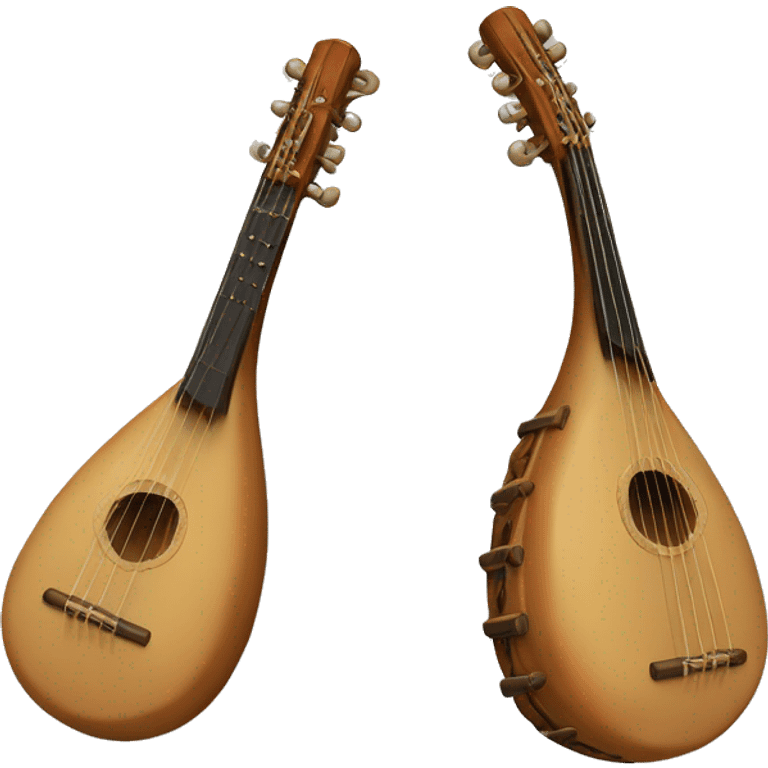 Turkish music instrument: bağlama emoji