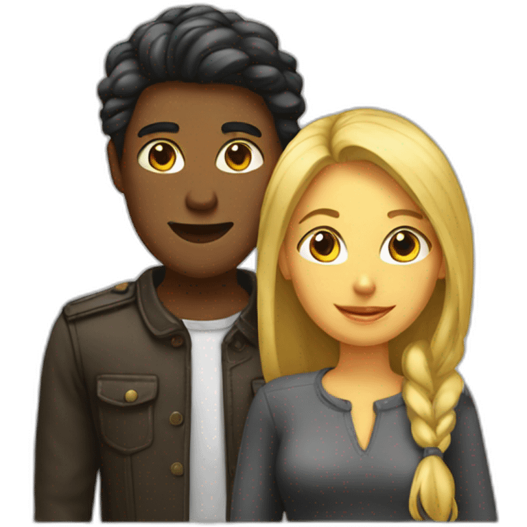 Femme et homme emoji