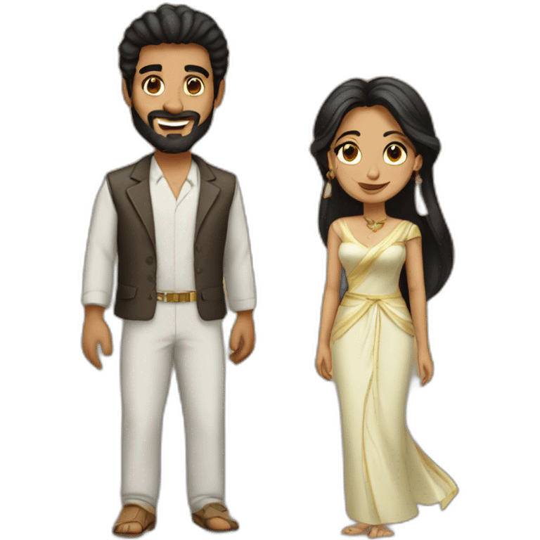 Abdel et Jasmine  emoji