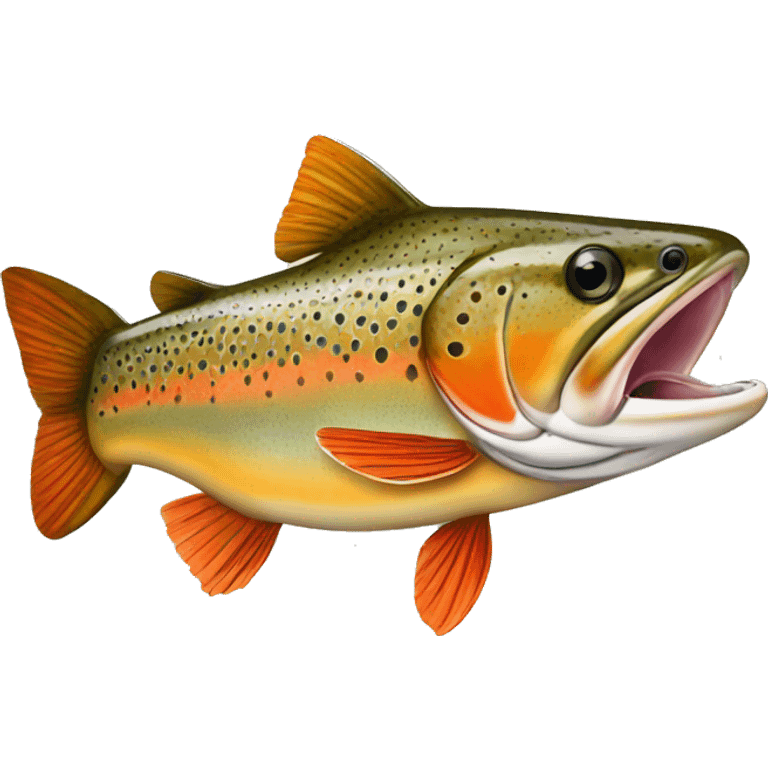 Cutthroat trout emoji