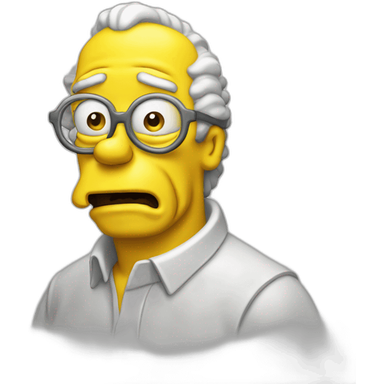 simpsons old man yells at yaml emoji