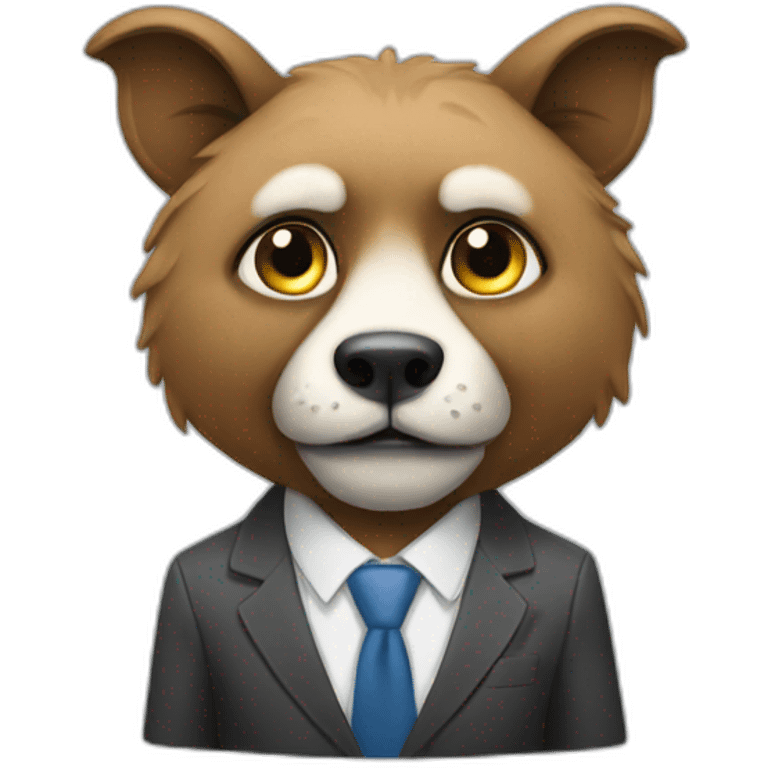 animal looking for work emoji