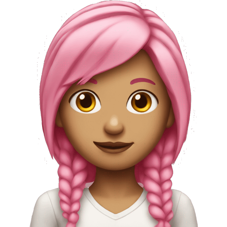 pink haired girl  emoji