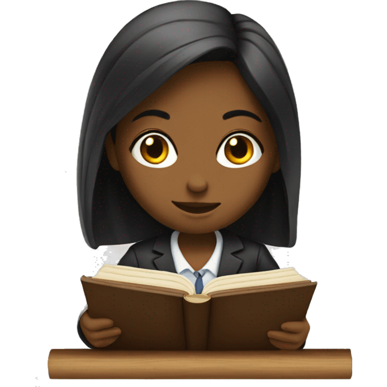 Girl studying law  emoji