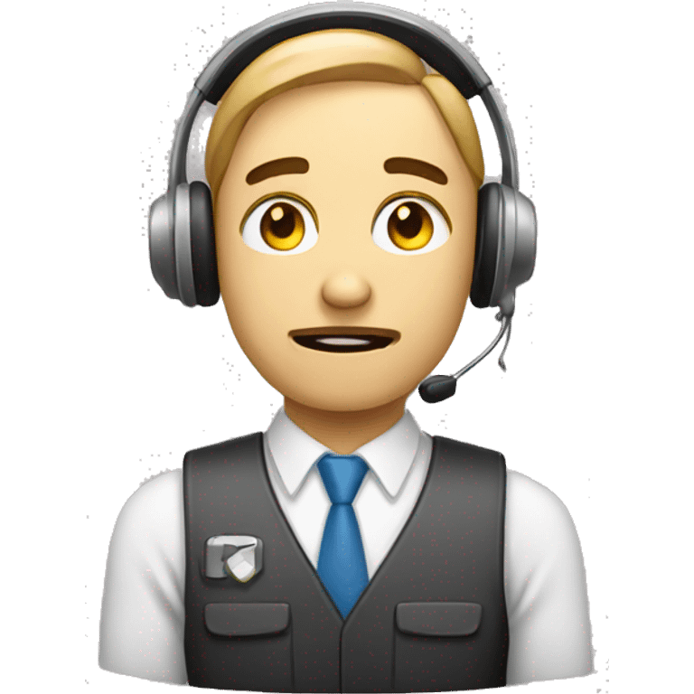 tired customer support agent emoji