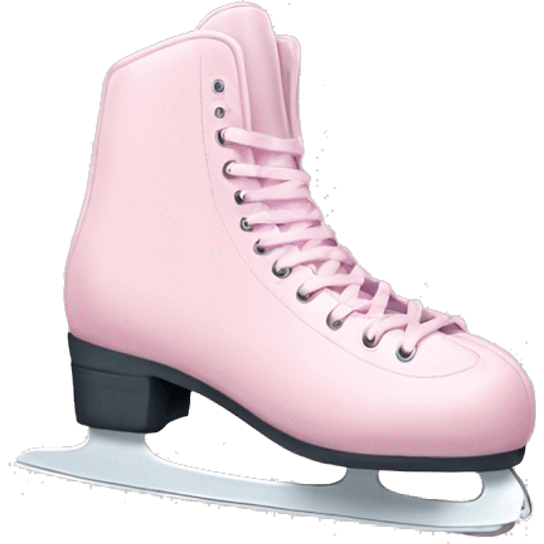 pastel pink ice skates emoji