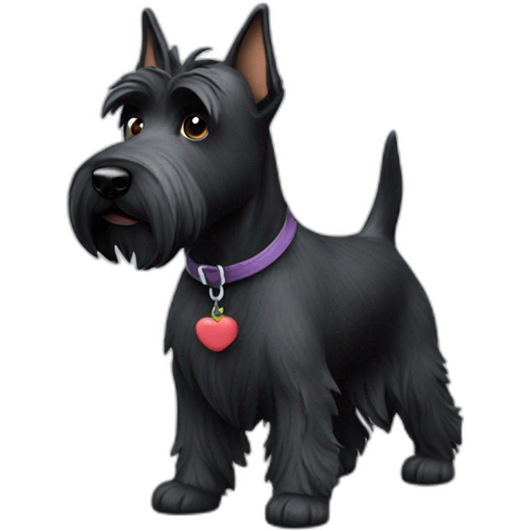 scottish-terrier-dog-walking emoji