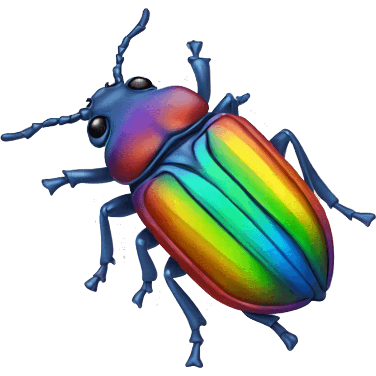 rainbow beetle  emoji