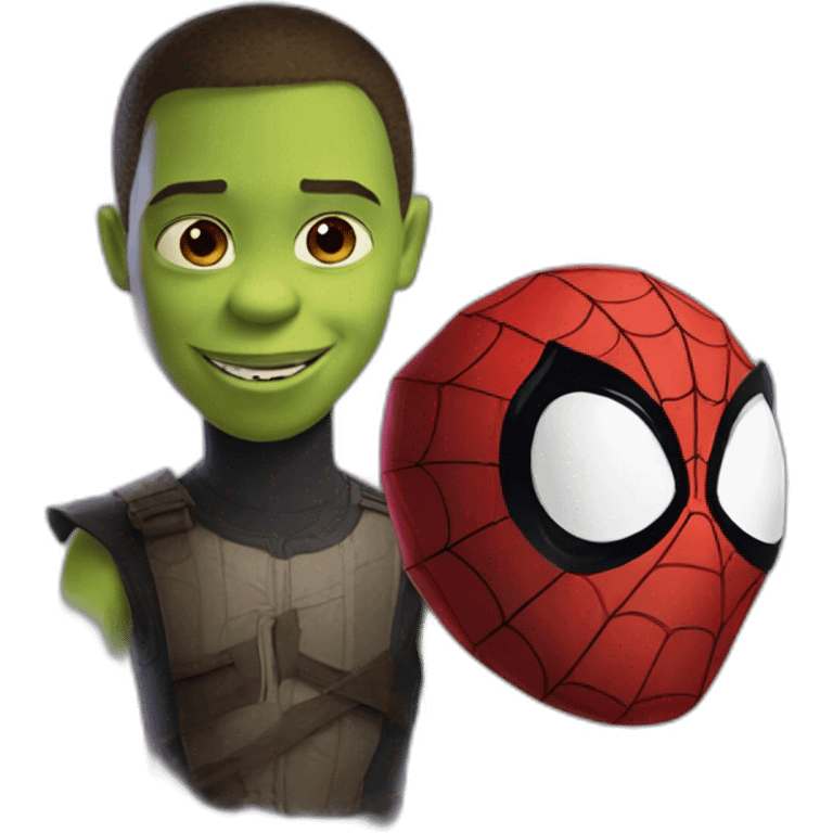 Shrek & miles morales emoji