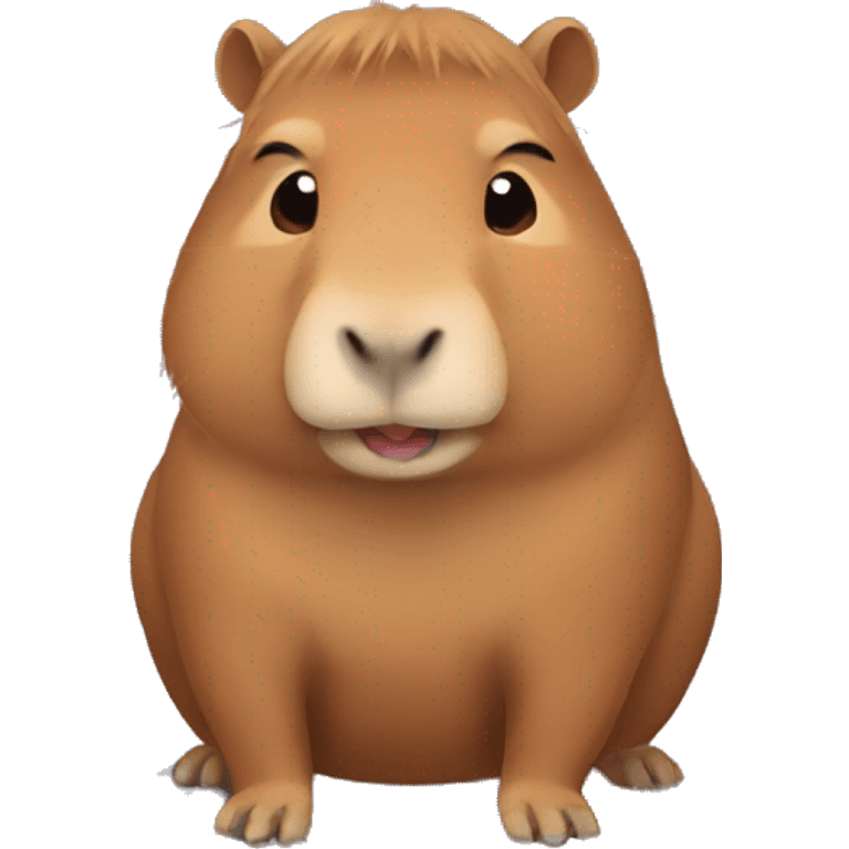 cute capybara emoji