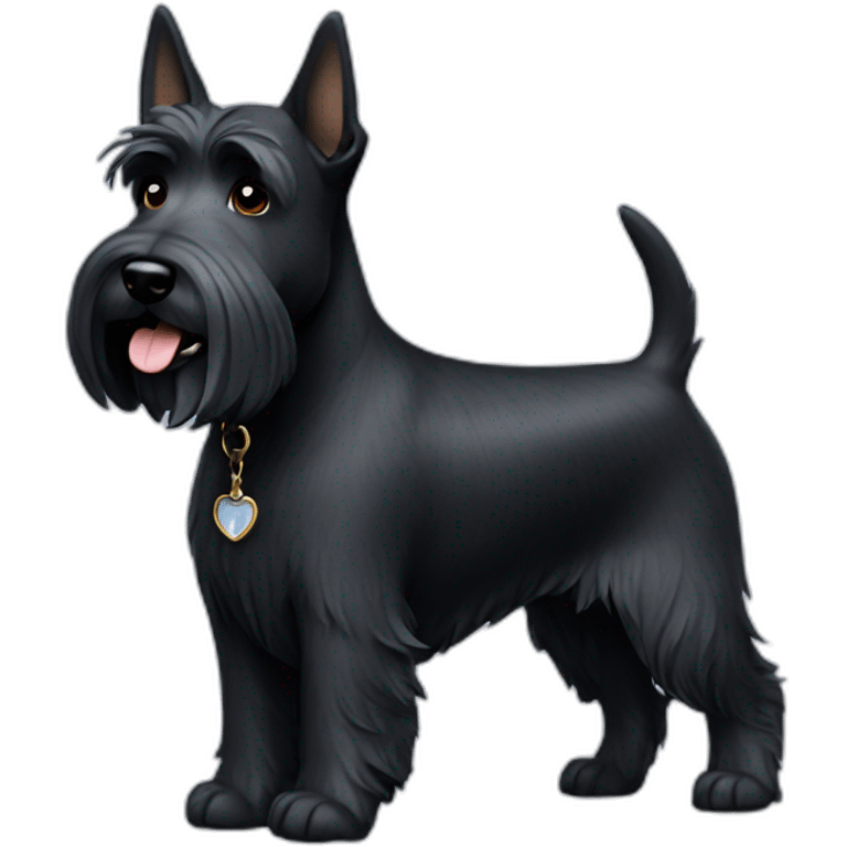 dog scottish terrier full body emoji