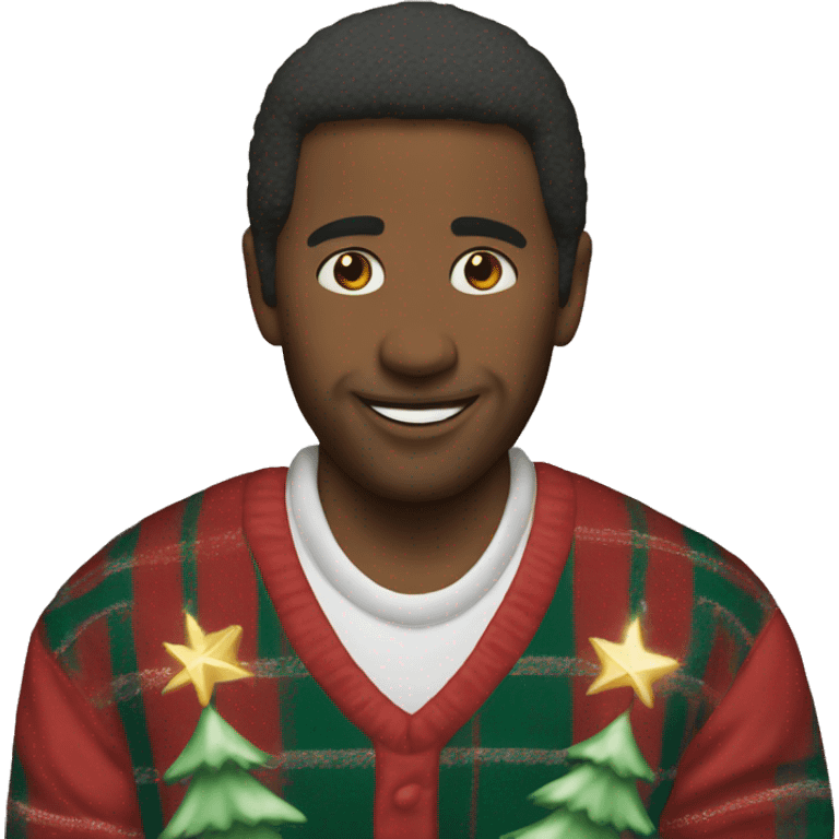 a 1990s Christmas  emoji