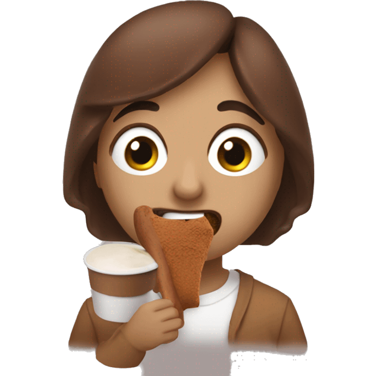 Me eating cinnamon emoji