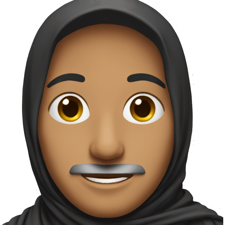 Man with arab hijab  emoji