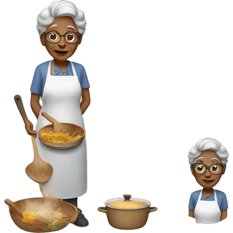 grandma cook emoji