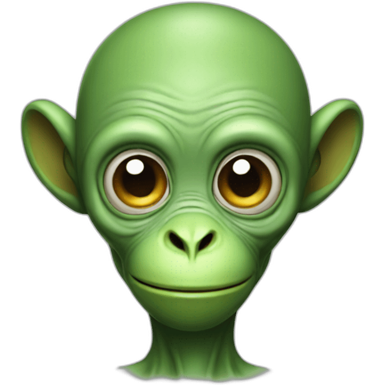 monkey alien emoji