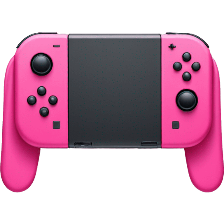 Hot pink Nintendo switch emoji