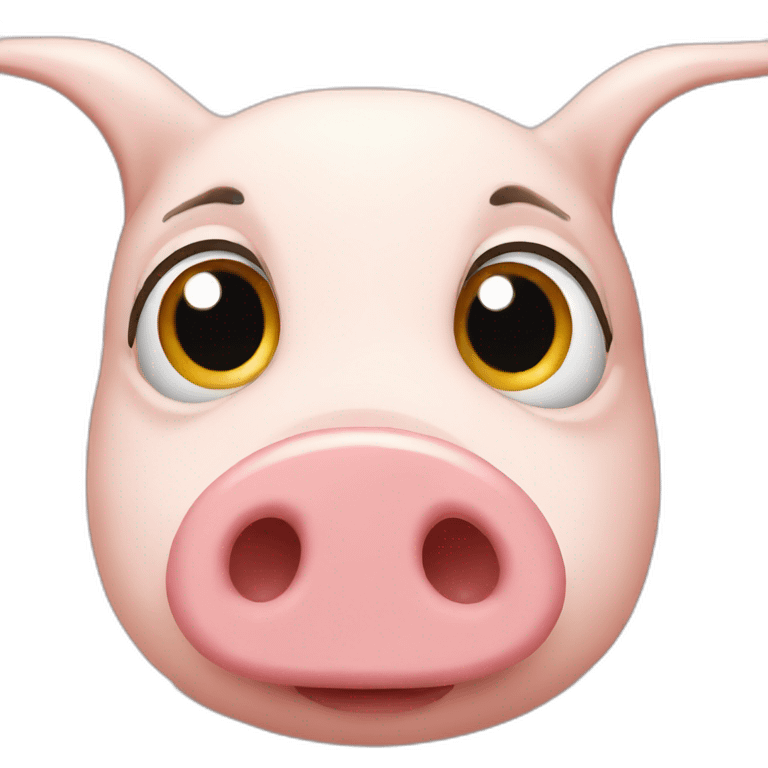 Pig nose emoji