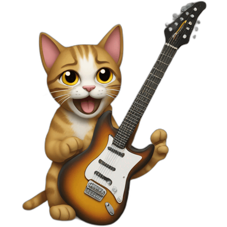 cat-guitar-rock emoji