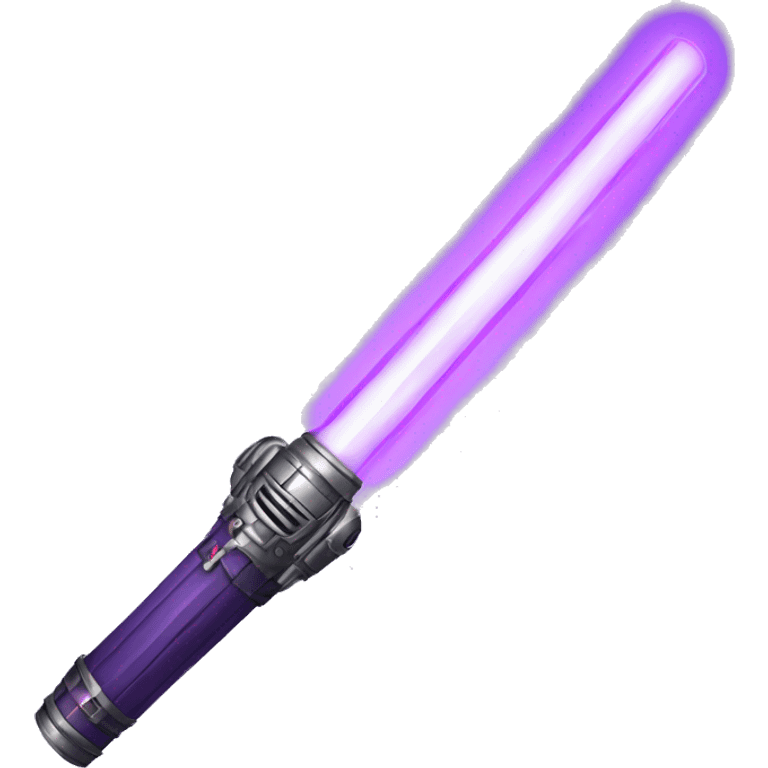 Purple lightsaber emoji