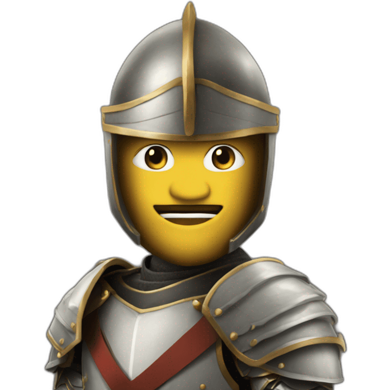 chevalier en armure emoji