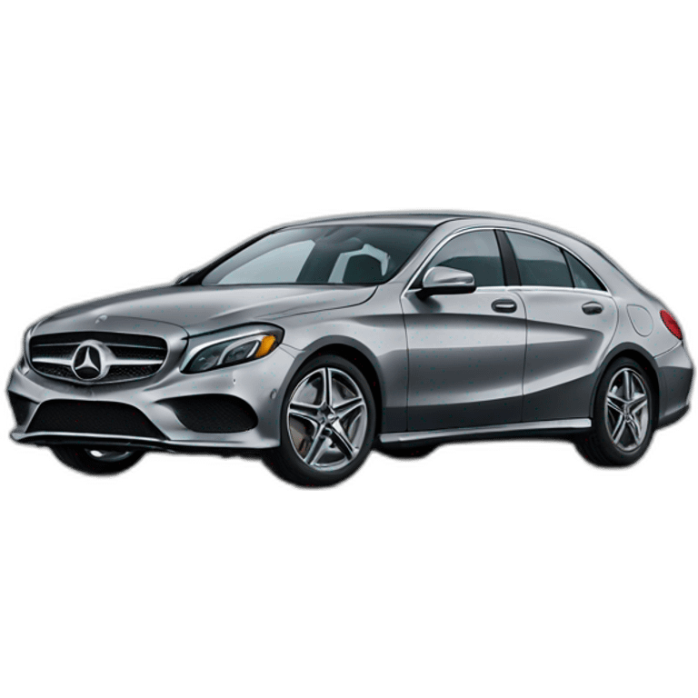 Gray Mercedes class a emoji